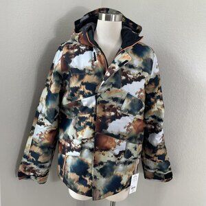 NEW Obermeyer‎ Gage Jacket Teen XL Amber Cloud Waterproof Ski Snowboard Hooded